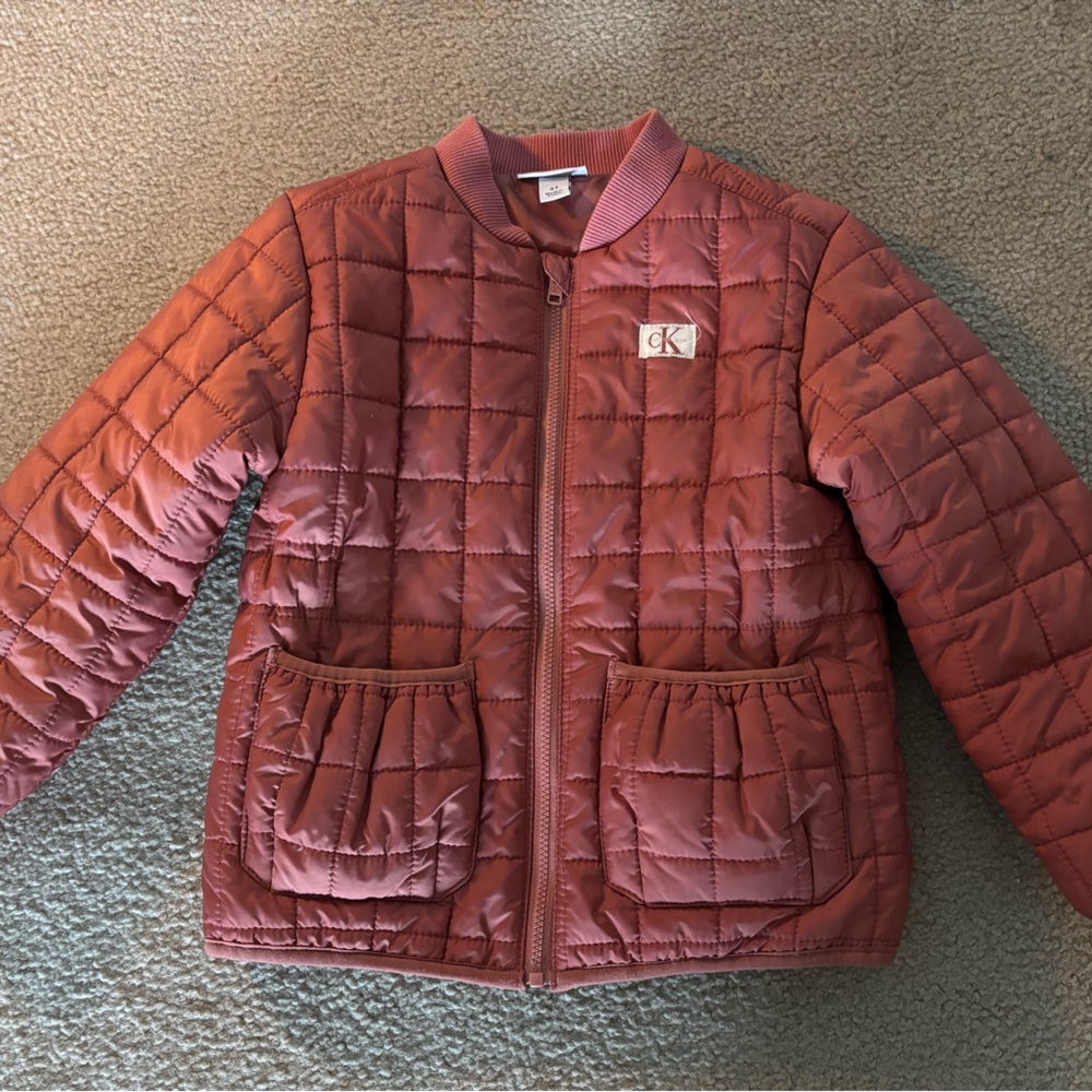 Calvin Klein Quilted Puffer Jacket - Mauve Pink